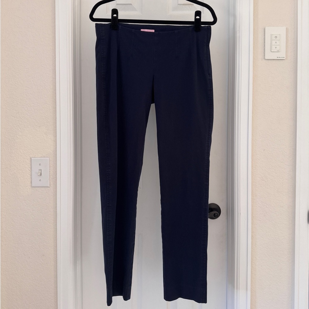 Lilly Pulitzer Navy Blue Hepburn Cigarette Pant Size 6